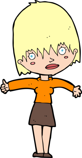 Karikatür meraklısı bir kadın tarafından çizilmiş