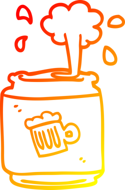 Bir insan tarafından çizilmiş daha büyük bir karikatür kutusunun sıcak çizgi çizimi