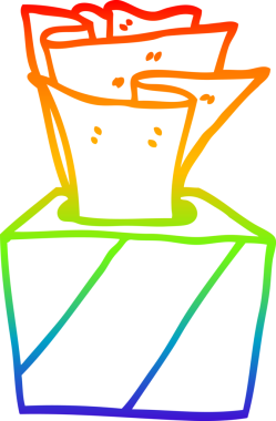 gökkuşağı gradyan çizgi çizimi bir insan tarafından çizilmiş dokular kutusu