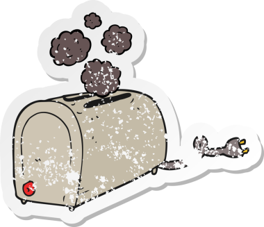 Bir insan tarafından çizilmiş sigara içen bir çizgi filmin gerilimli yapıştırması.