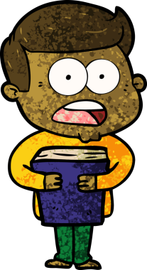 Bir insan tarafından çizilmiş bir karikatür.