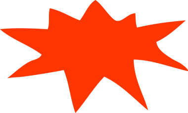 bir insan tarafından çizilmiş karikatür patlama sembolü.