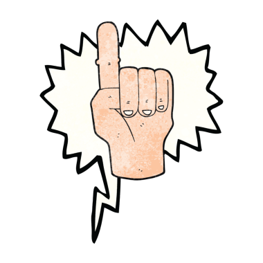 Bir insan tarafından çizilmiş serbest konuşma balonu desenli çizgi film.