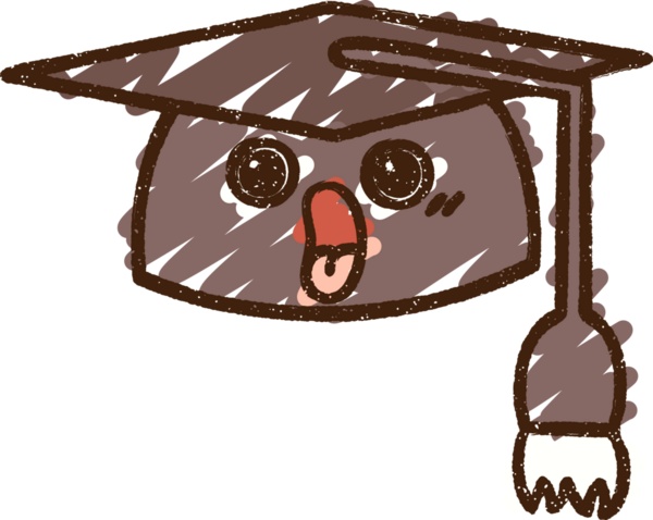 Mezuniyet Şapka Tebeşiri Bir insan tarafından çizilmiş