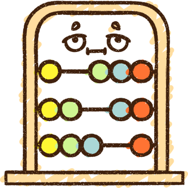 Bir insan tarafından çizilen Abaküs Tebeşiri