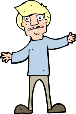 Bir insan tarafından çizilen karikatür adamı şaşırttı