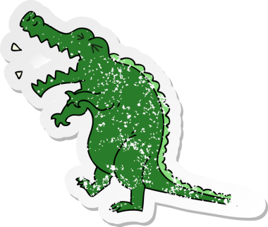 Bir insan tarafından çizilmiş garip bir el çiziminin sıkıntılı çıkartması.