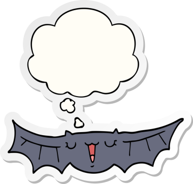 Düşünce baloncuklu karikatür sopası bir insan tarafından çizilmiş.