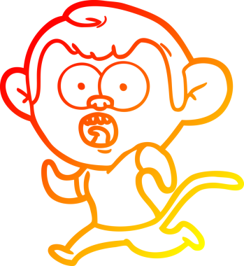 Bir insan tarafından çizilmiş çizgi çizgi çizgi çizgi çizgi çizgi karakteri.