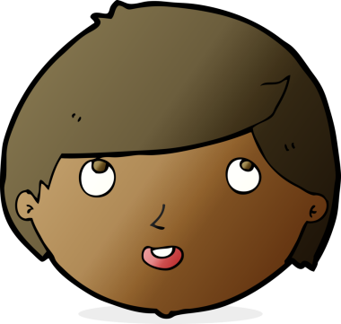 Bir insan tarafından çizilmiş mutlu bir yüz.