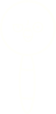 Bir insan tarafından çizilen Büyüteç Tebeşir Çizimi