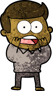 Bir insan tarafından çizilmiş bir karikatür.