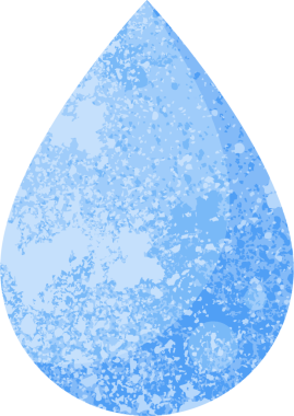 bir insan tarafından çizilmiş yağmur damlası grafik vektör resimleme simgesi