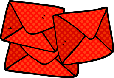 Bir insan tarafından çizilmiş karalama mektubu.