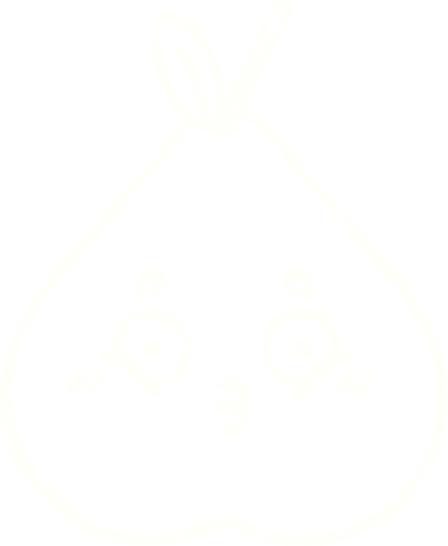 Bir insan tarafından çizilen Armut Tebeşiri