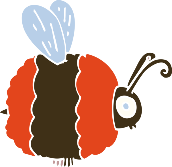 Bir insan tarafından çizilmiş karalama arısı.