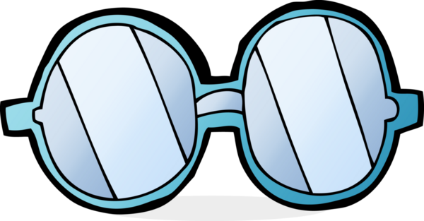 Bir insan tarafından çizilmiş çizgi film gözlükleri.