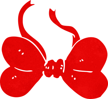 Bir insan tarafından çizilmiş çizgi film papyonu.