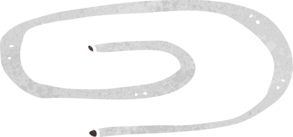 Bir insan tarafından çizilmiş bir ataç.