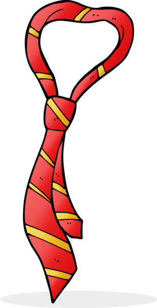 Bir insan tarafından çizilmiş çizgi film kravatı.