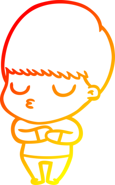 İnsan tarafından çizilmiş bir çizgi film karakteri çizimi.