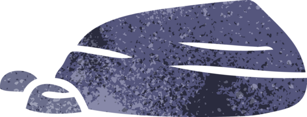 Bir insan tarafından çizilmiş taş ve çakıl taşlarından oluşan eski bir karikatür.