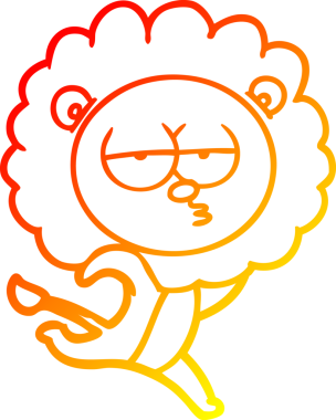 Bir insan tarafından çizilmiş, çizgi film karakteri.