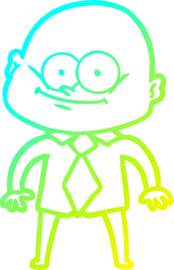 Bir çizgi film yönetmeninin insan tarafından çizilmiş soğuk çizgi çizimi.