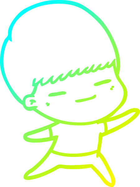 Bir insan tarafından çizilmiş kendini beğenmiş bir çizgi film karakteri.