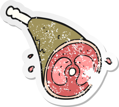 Bir insan tarafından çizilmiş bir karikatürün gerilimli etiketi.