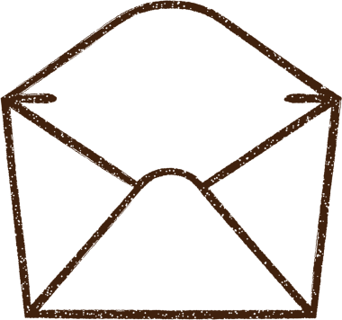 Bir insan tarafından çizilmiş Zarf Kömürü Çizimini Aç