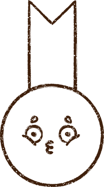 Bir insan tarafından çizilen Altın Madalya Kömür