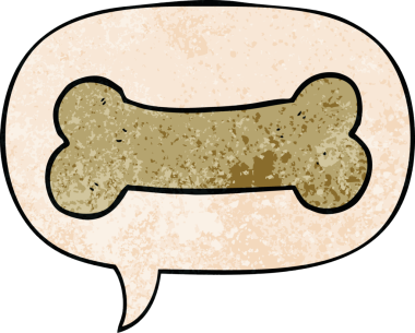 Bir insan tarafından çizilmiş, konuşma baloncuğu olan sevimli bir çizgi film çizimi.