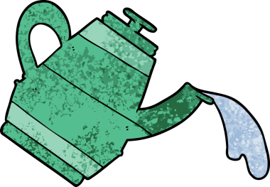 Bir insan tarafından çizilmiş bir çaydanlık.