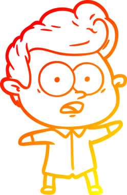 İnsan tarafından çizilmiş bir çizgi film karakteri.