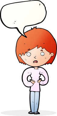 Çizgi filmdeki kadın 