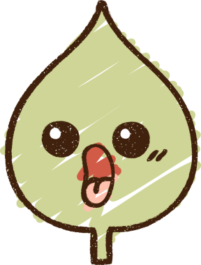 Bir insan tarafından çizilen Yaprak Tebeşiri