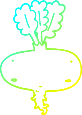 Bir insan tarafından çizilmiş pancar pancarının soğuk çizgi çizimi.