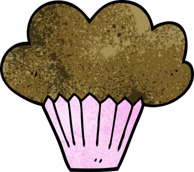 Bir insan tarafından çizilmiş karalama keki.