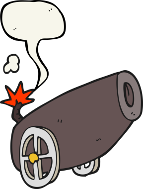 Bir insan tarafından çizilmiş serbest konuşma balonu karikatür topu