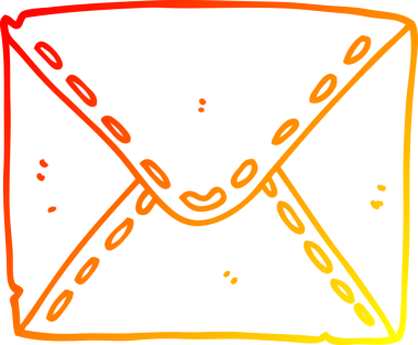 Bir insan tarafından çizilmiş bir karikatürün sıcak çizgi çizimi