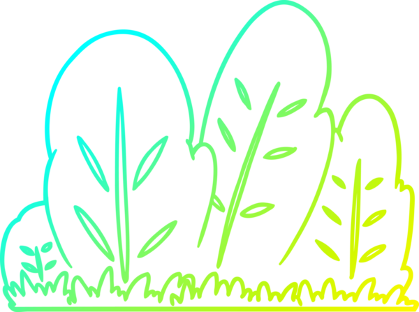 Bir insan tarafından çizilmiş bir karikatür çitinin soğuk gradyan çizimi