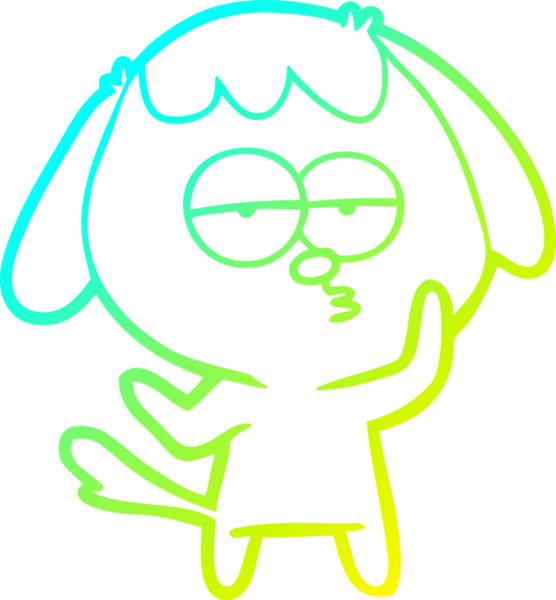 Bir insan tarafından çizilmiş soğuk hava çizgisi çizimi.