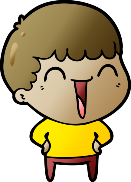 Bir insan tarafından çizilmiş mutlu bir adam.