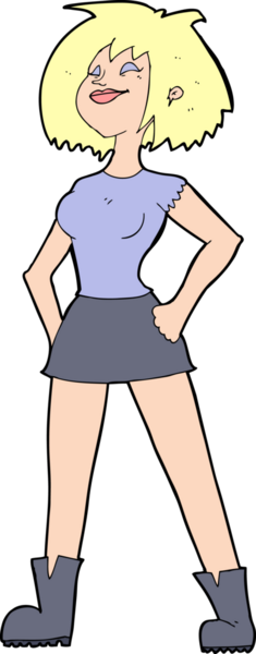 Bir insan tarafından çizilmiş yetenekli bir kadın.