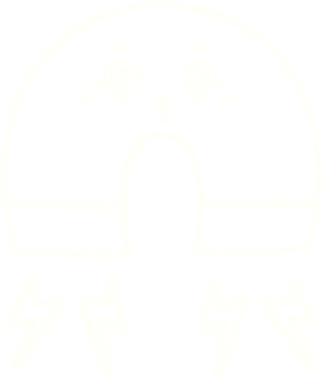 Bir insan tarafından çizilen mıknatıs tebeşiri