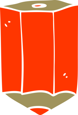 Bir insan tarafından çizilmiş karalama renkli kalem.