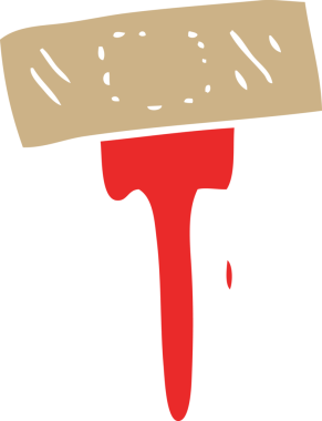 Bir insan tarafından çizilmiş tıbbi yara bandı.