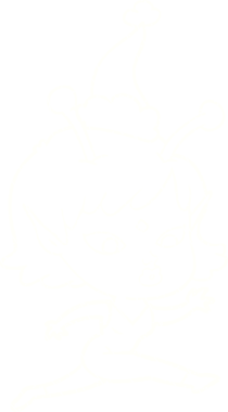 Bir insan tarafından çizilen Noel Uzaylı Tebeşiri