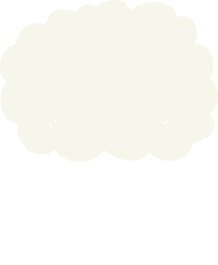 Bir insan tarafından çizilmiş düz renk çizgi film yağmur bulutu